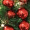 12-Pack: 50MM Vibrant Red Glass Ball Ornaments - Festive Holiday Accents, Ideal for Christmas Trees & Decorations - Perfect for Home, Office - 2024 Christmas Collection, Floral Home by Artificial Flowers